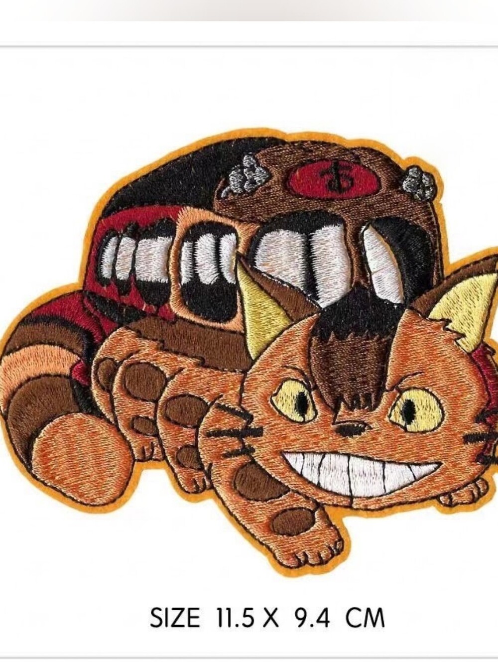Cat Bus Totoro Studio Ghibli Patch Applique New Without Tag